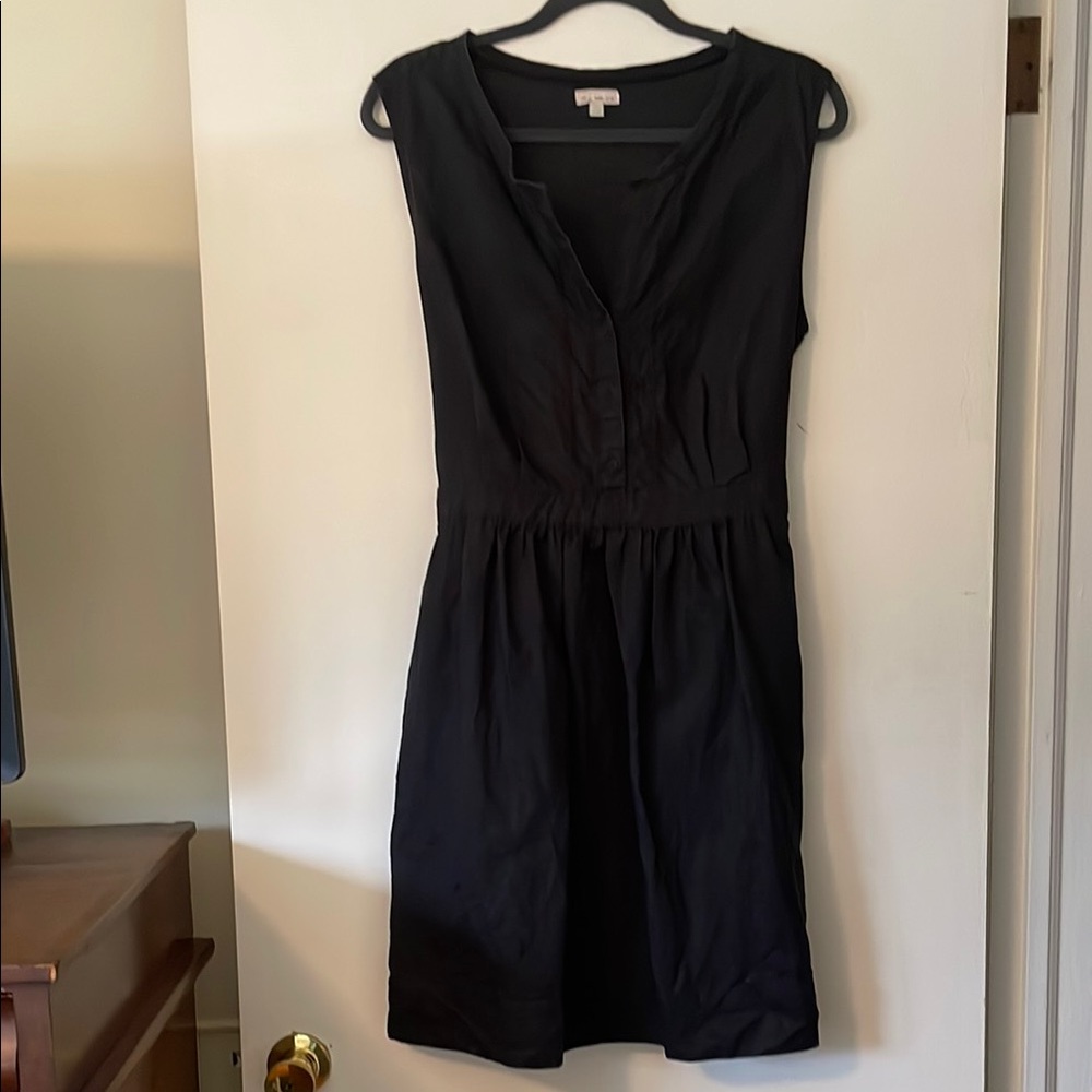 Gap Sleeveless Mini Dress with Back Tie and Embroidery Size 14